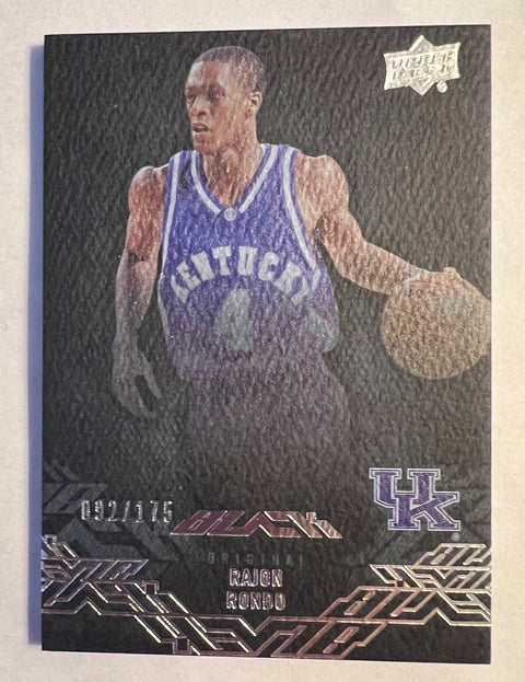2013-14 Upper Deck Black #44 Rajon Rondo Kentucky Wildcats #/175