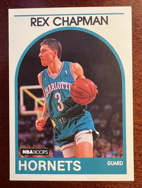 1989-90 Hoops #54 Rex Chapman Charlotte Hornets