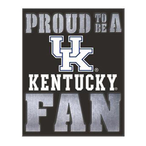 Kentucky Wildcats "Proud to be a Fan" Metal Light up LED Sign (Great Gift for Kentucky Fan)