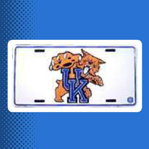Kentucky Wildcats Auto License Plate/Car Tag~UK Wildcat Logo