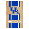 Large University of Kentucky Wildcats Burlap House Flag - 28" x 44"