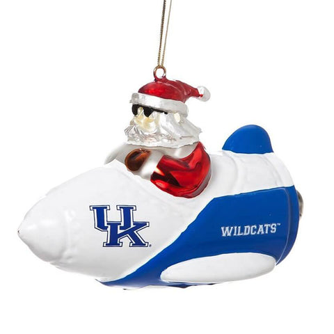 Santa Gets There~Rocket Santa Ornament~ University of Kentucky