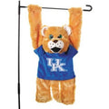 University of Kentucky Wildcats 3D Plush Mascot Garden Flag