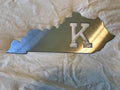 Metal State of Kentucky Display Map Decor (By Bare Metal Designs)