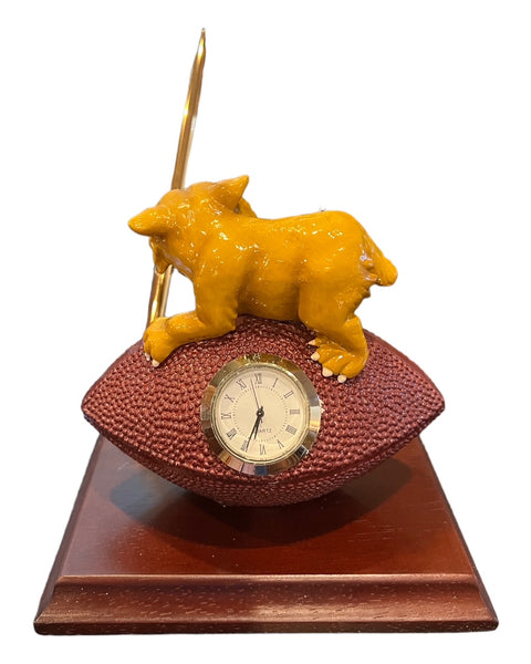 Kentucky Wildcats Football Mascot Desk Clock Pen Set