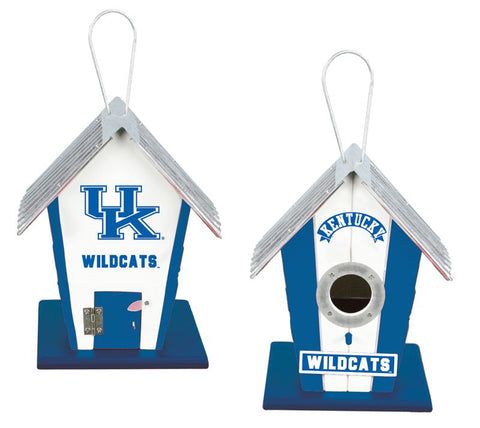 University of Kentucky Wildcats Birdhouse Wood & Metal Bird House