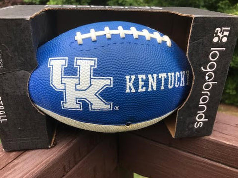 KENTUCKY WILDCATS JUNIOR-SIZE RUBBER FOOTBALL