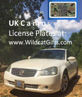University of Kentucky UK Wildcats Camo License Plate Car Tag